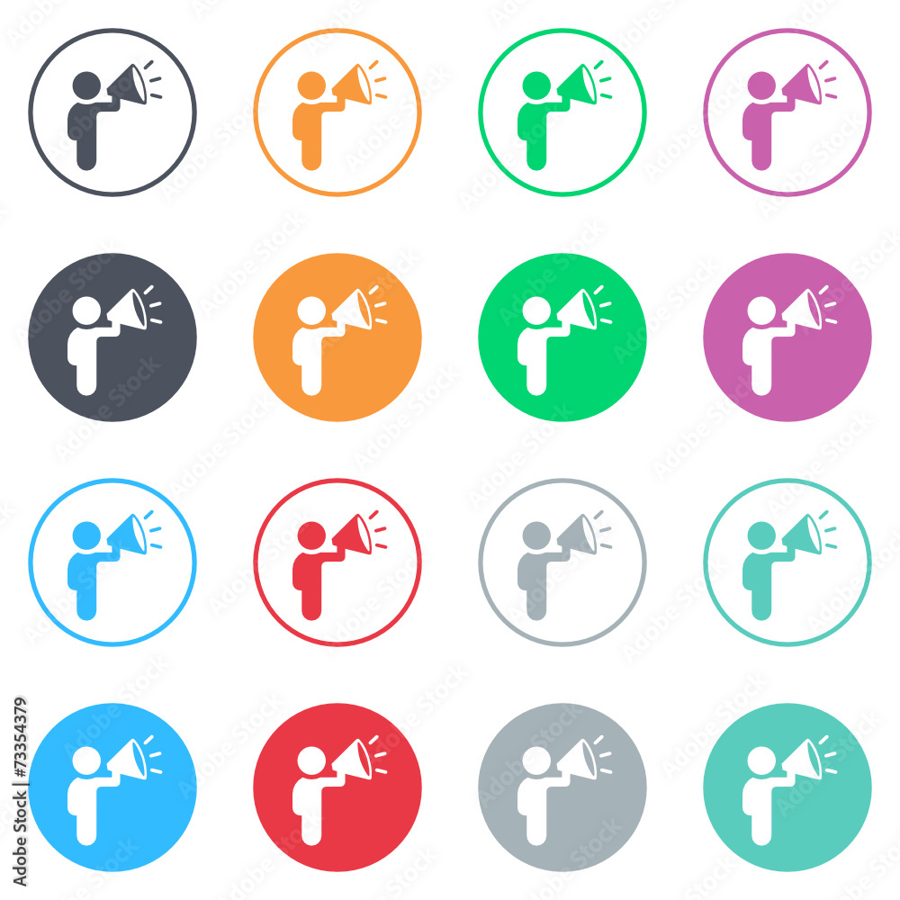 Vector flat iButtons Vector flat iButtons