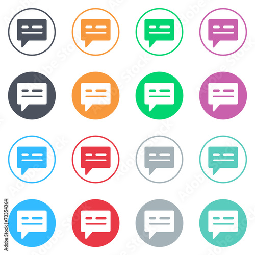 Vector flat iButtons