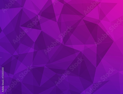 polygon geometric abstract background of dark purple