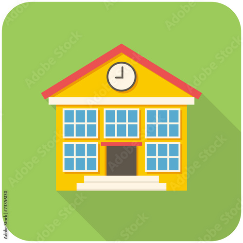 School building icon