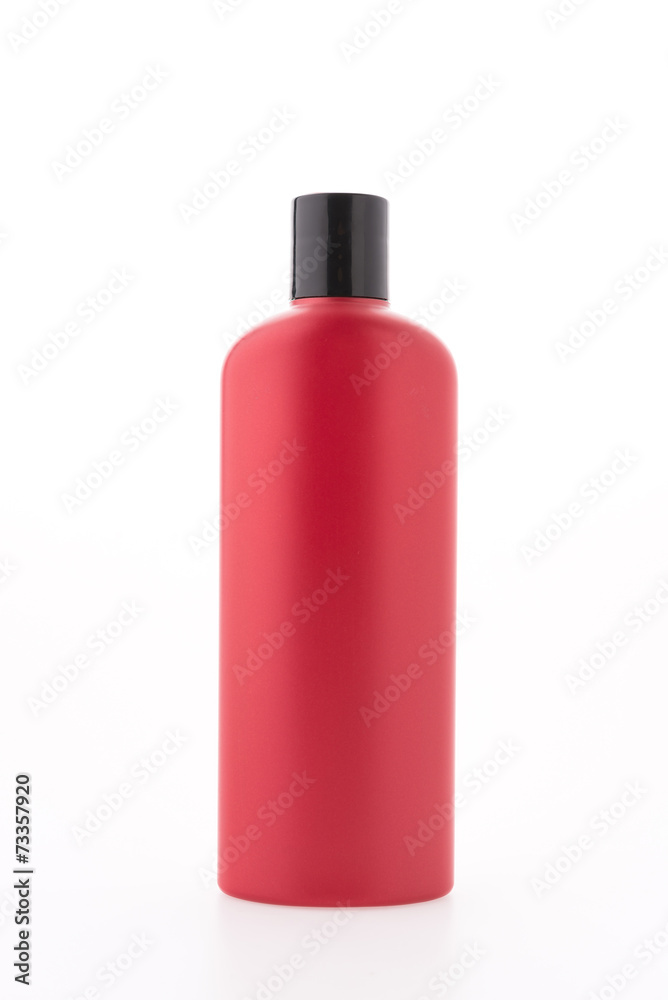 Plastic bottle isolated on white background