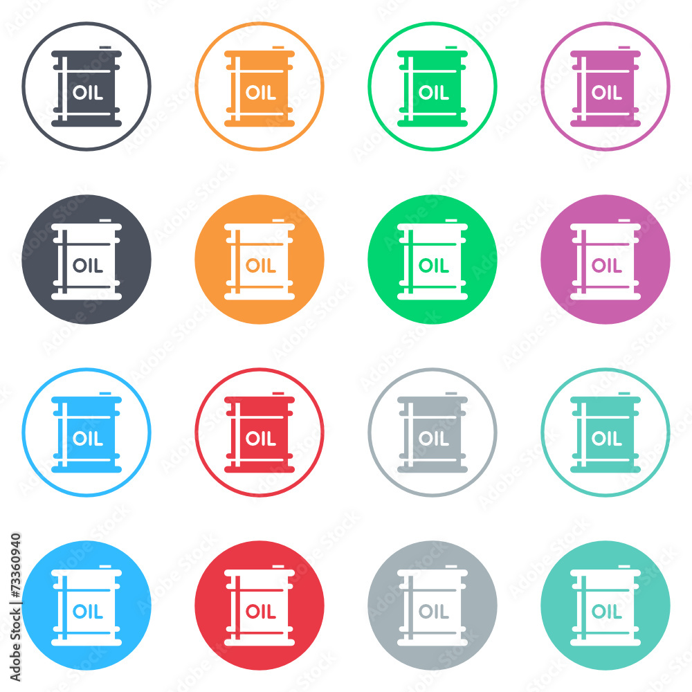 Vector flat iButtons