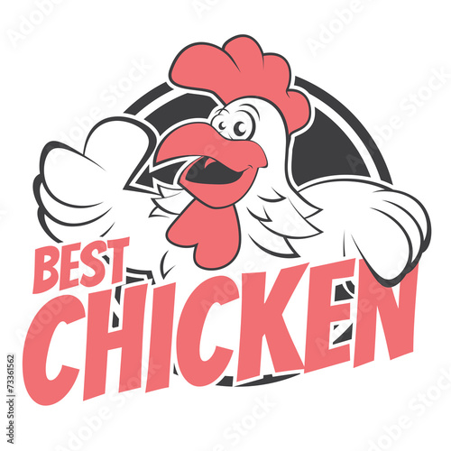 hahn geflügel symbol zeichen cartoon