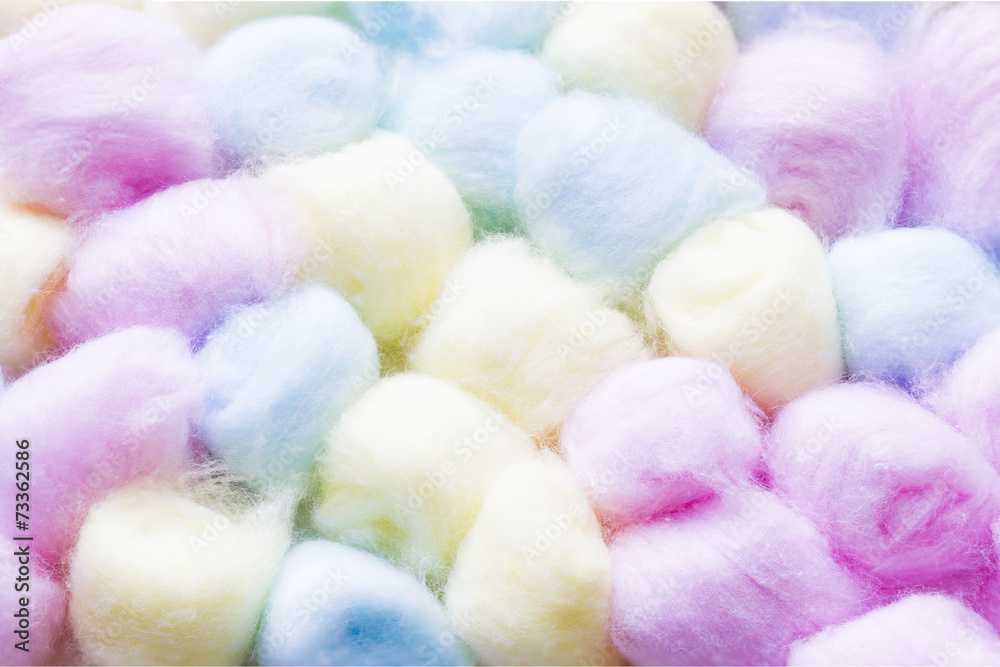 Pastel cotton balls Stock Photo Adobe Stock