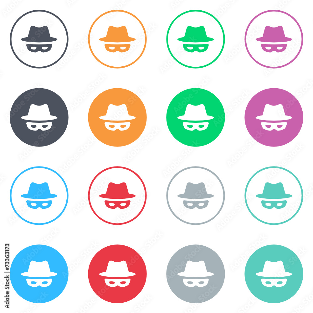 Vector flat iButtons Vector flat iButtons