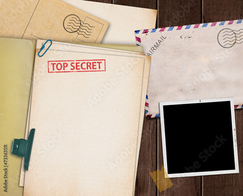 Top secret folder.