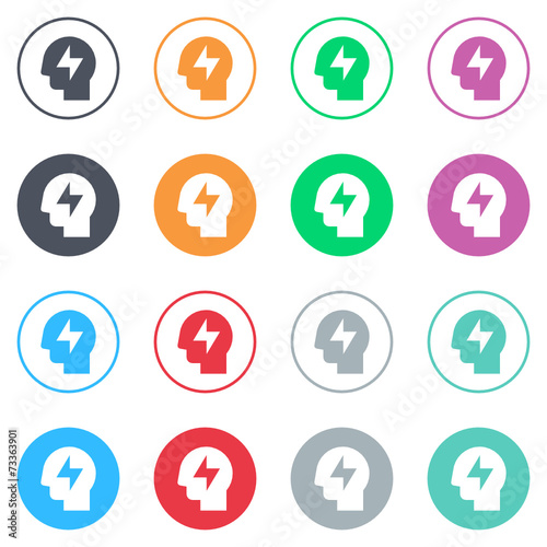 Vector flat iButtons