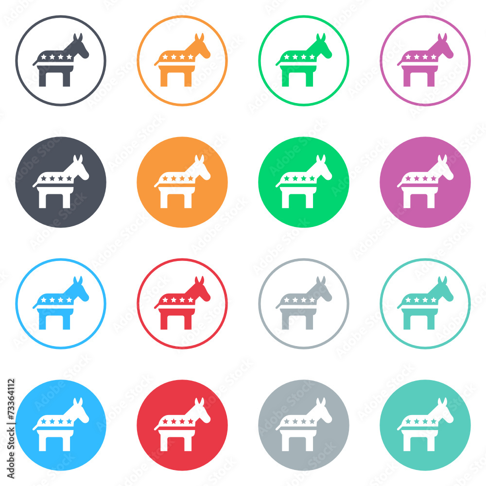 Vector flat iButtons Vector flat iButtons