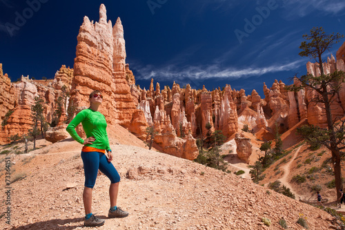 Hiking in Bryce canyon