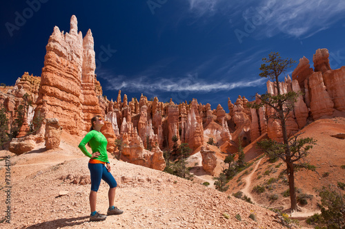 Hiking in Bryce canyon