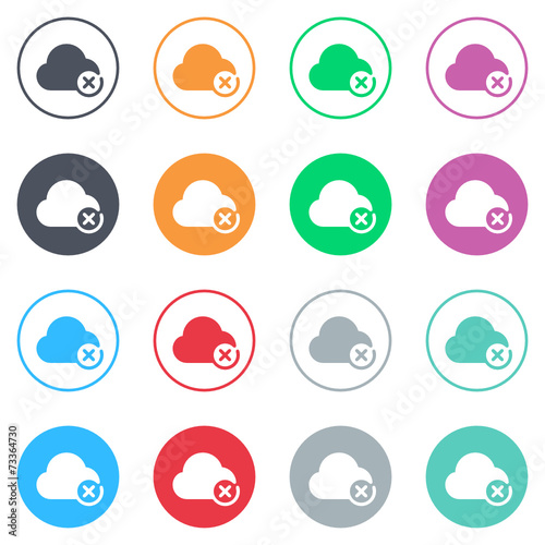 Vector flat iButtons