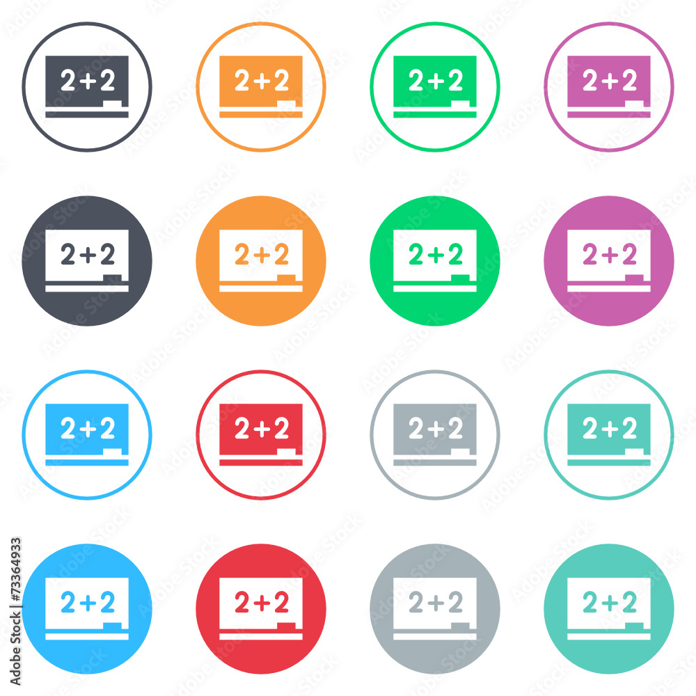 Vector flat iButtons