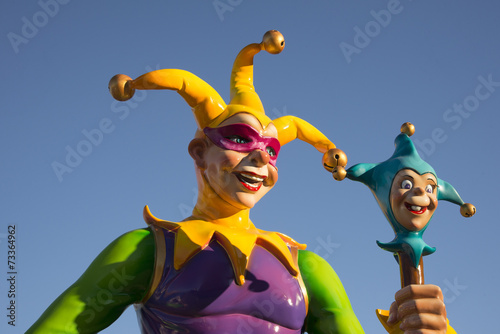 Colourful Jester which dates to Medieval times