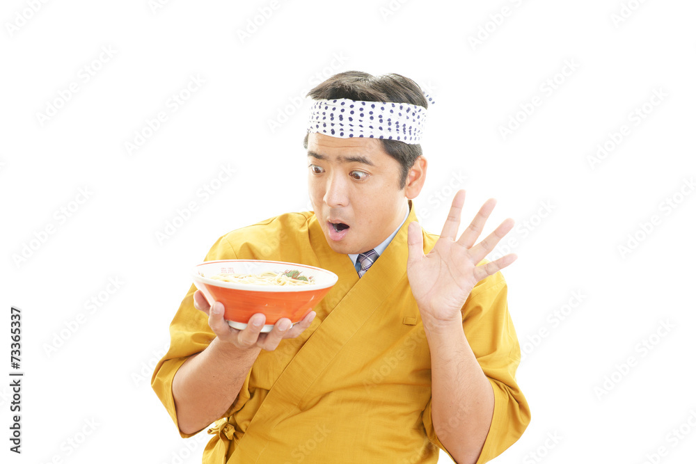 笑顔のラーメン職人 笑顔のラーメン職人