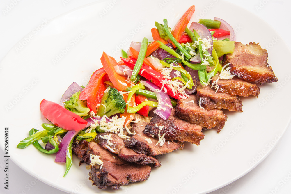 meat with vegetables meat with vegetables
