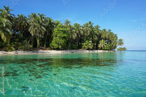Pristine Caribbean island in Panama