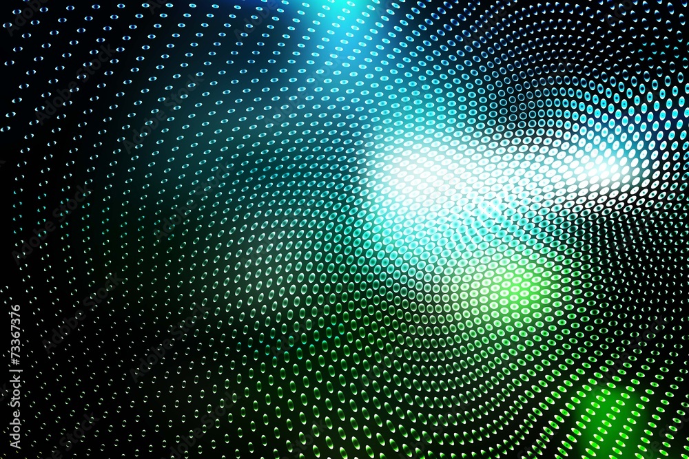 Abstract green fractal composition. Abstract green fractal composition.