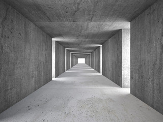 Poster 3D Abstrakter Tunnel in futuristischem Design  © tiero