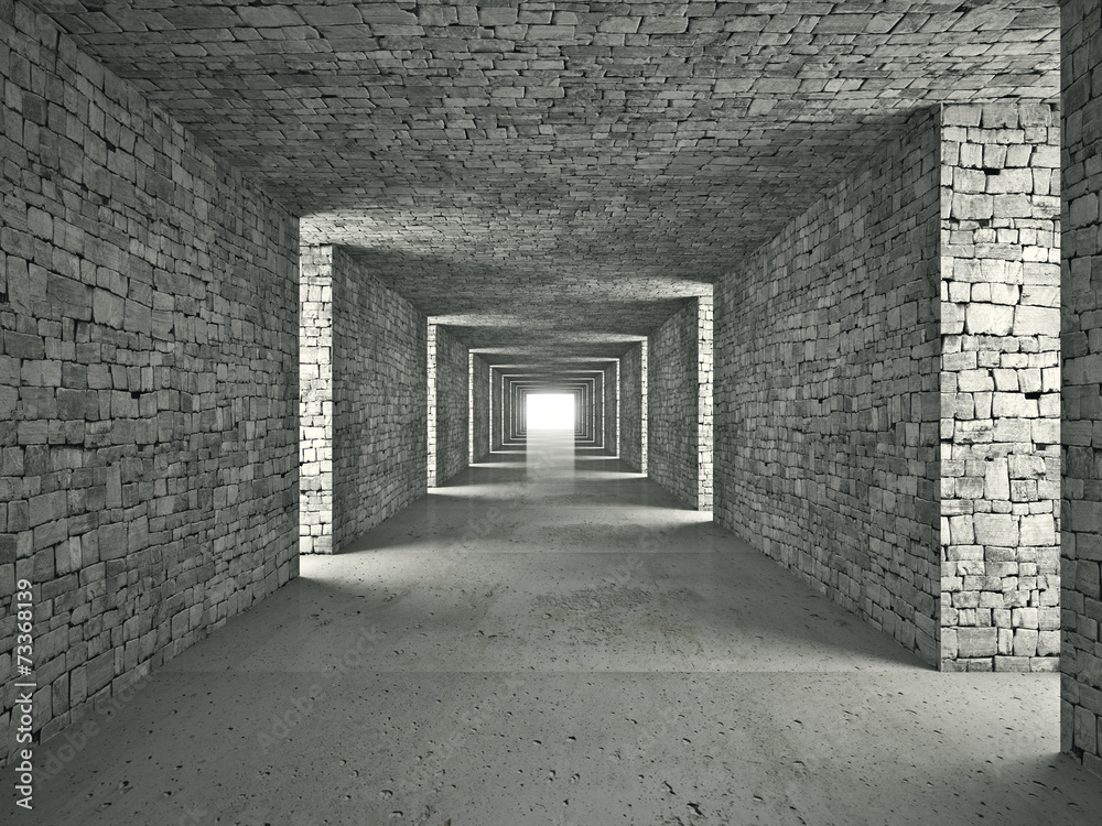Fototapeta tunel abstrakcyjny