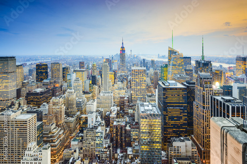 New York City Midtown Mnhattan Aerial View