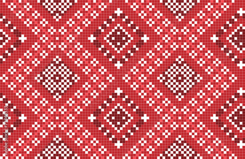 Traditional national embroidered pattern