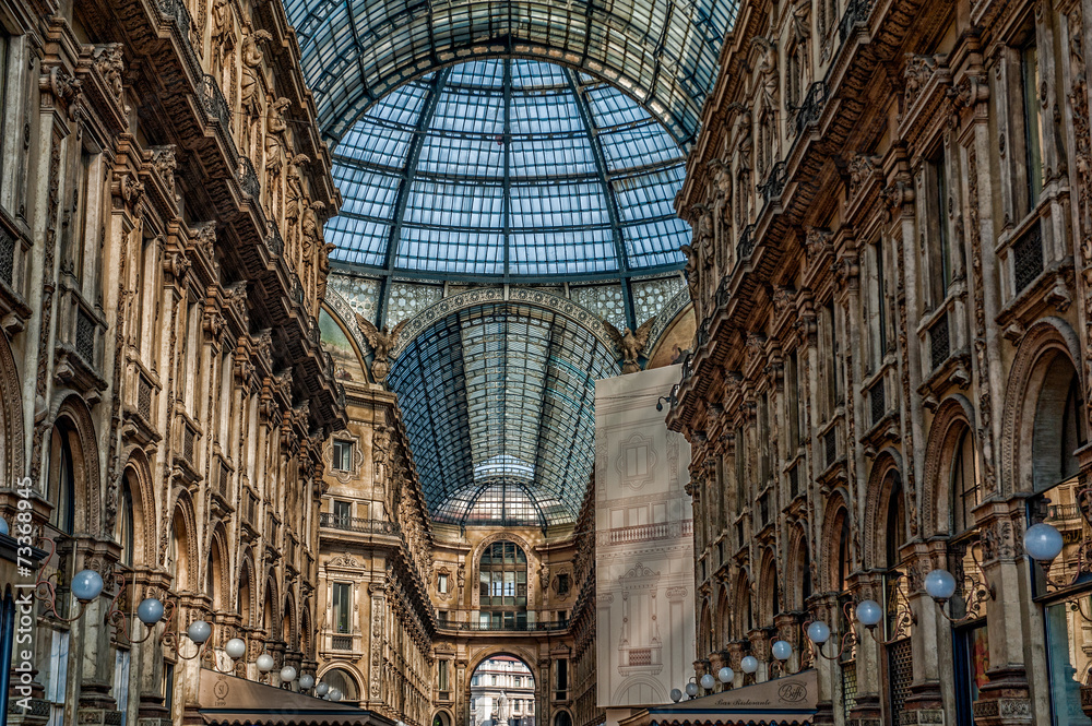 Fototapeta premium Galleria Vittorio Emanuele II, Milano