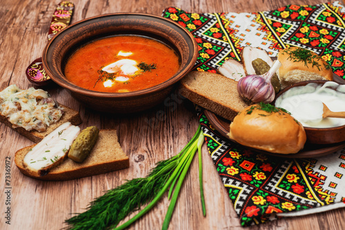 national ukrainian borscht