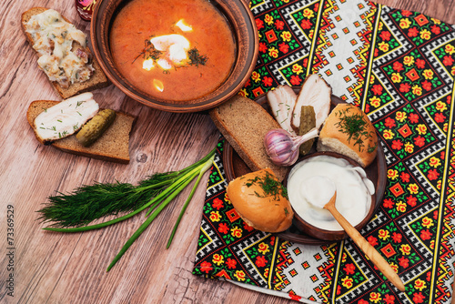 national ukrainian borscht