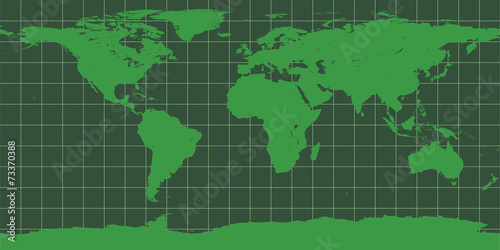 Worldmap in green