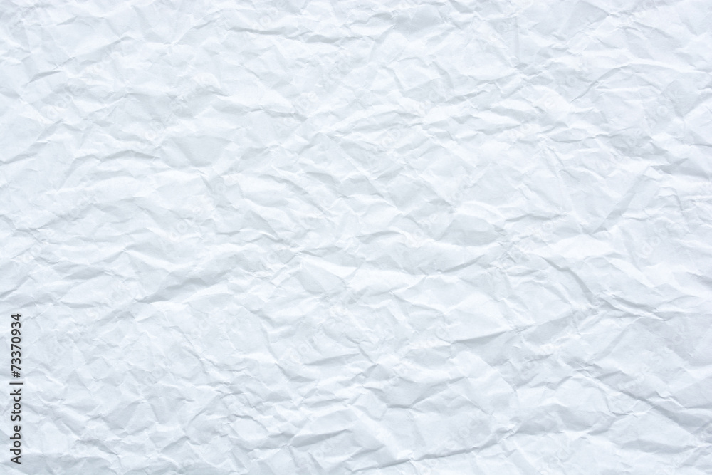 Obraz premium crumpled white paper texture background