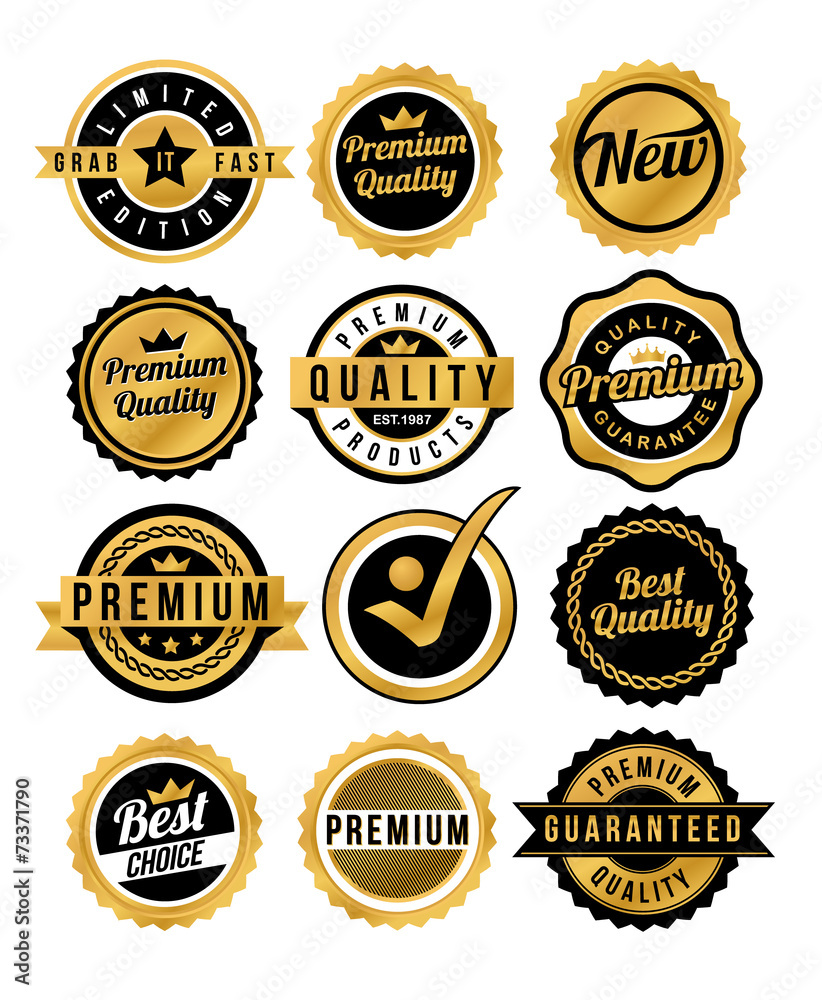 Gold Badge and labels