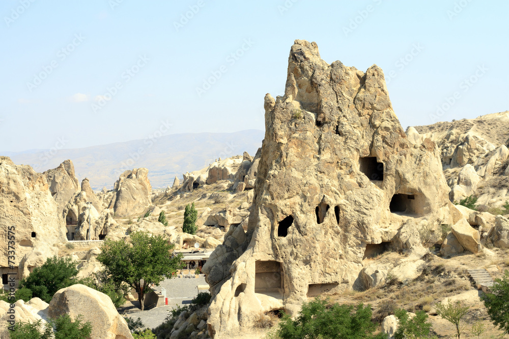 Sandstone formations in Cappadocia, Turkey