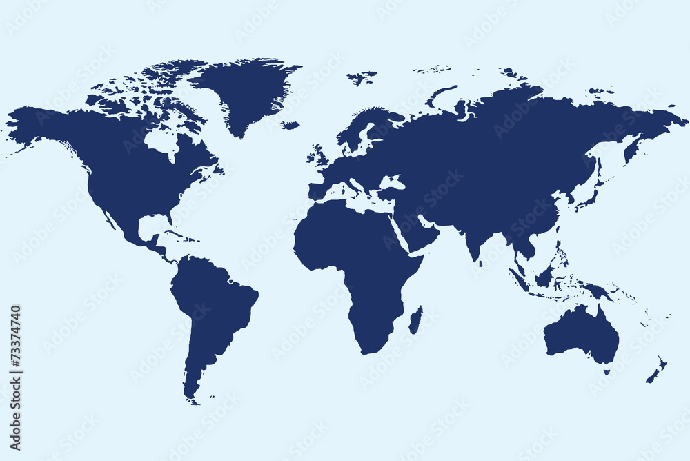 vector background off world map