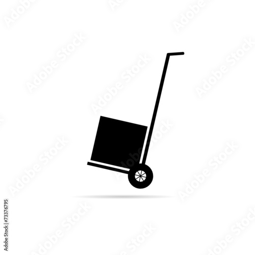 carts for delivery of goods vector