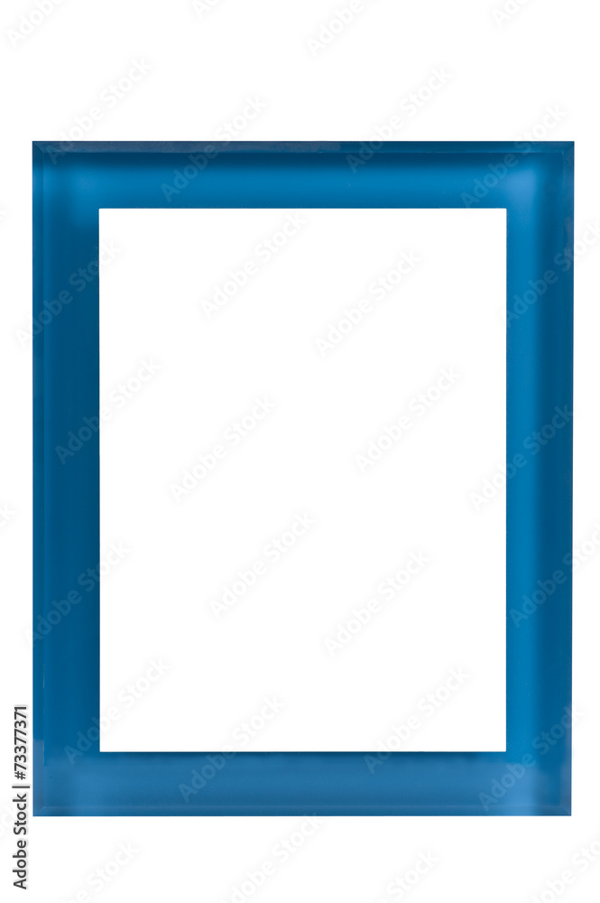 Obraz premium Crystal Blue Plexiglas Award With Blank Front
