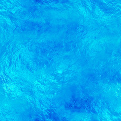 Wandcirkels Zee patronen Abstracte vijver watertextuur in blauw  © theseamuss