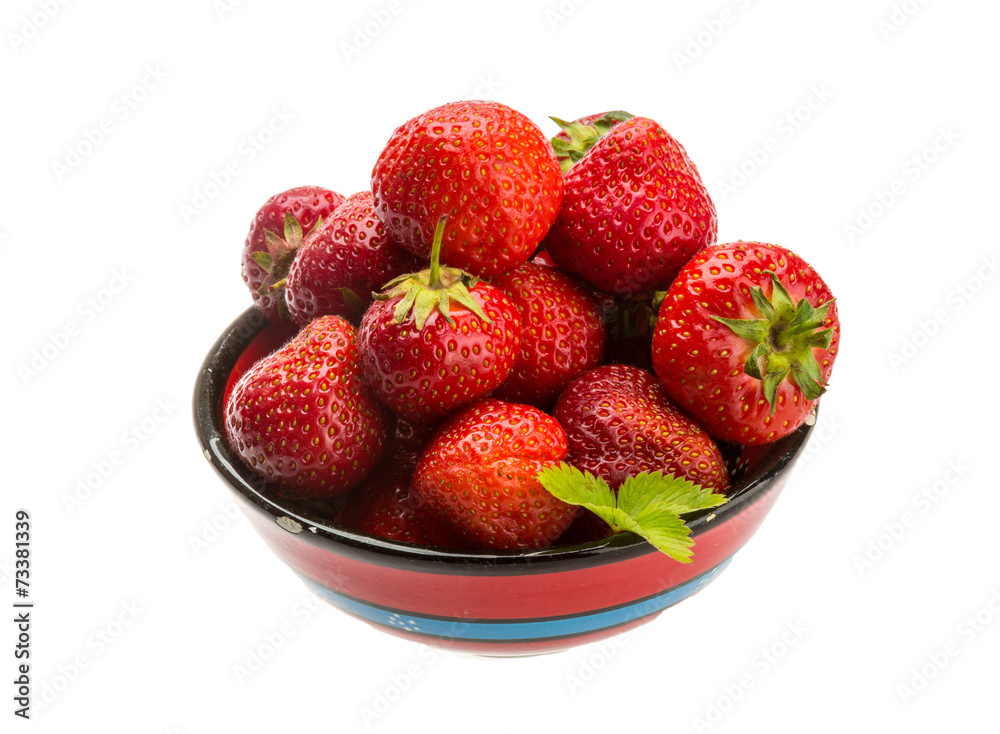 Strawberry in the bowl Strawberry in the bowl