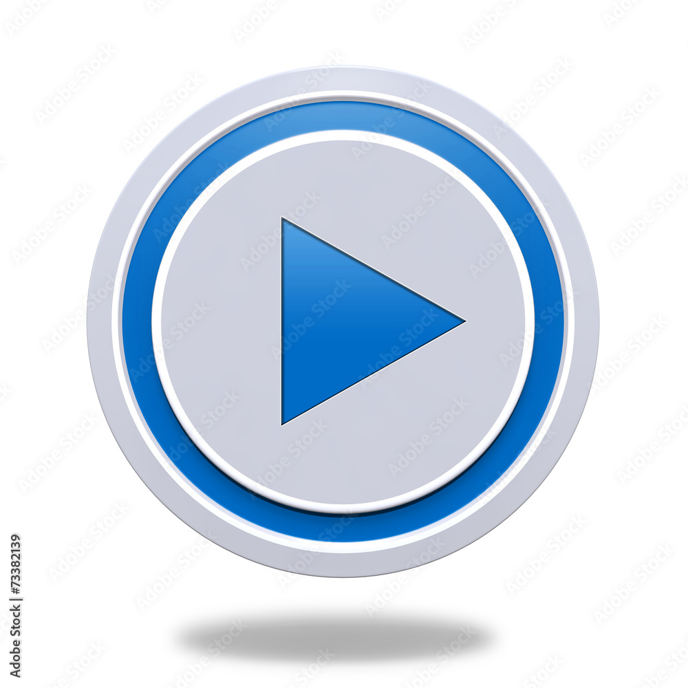 play circular icon on white background play circular icon on white background