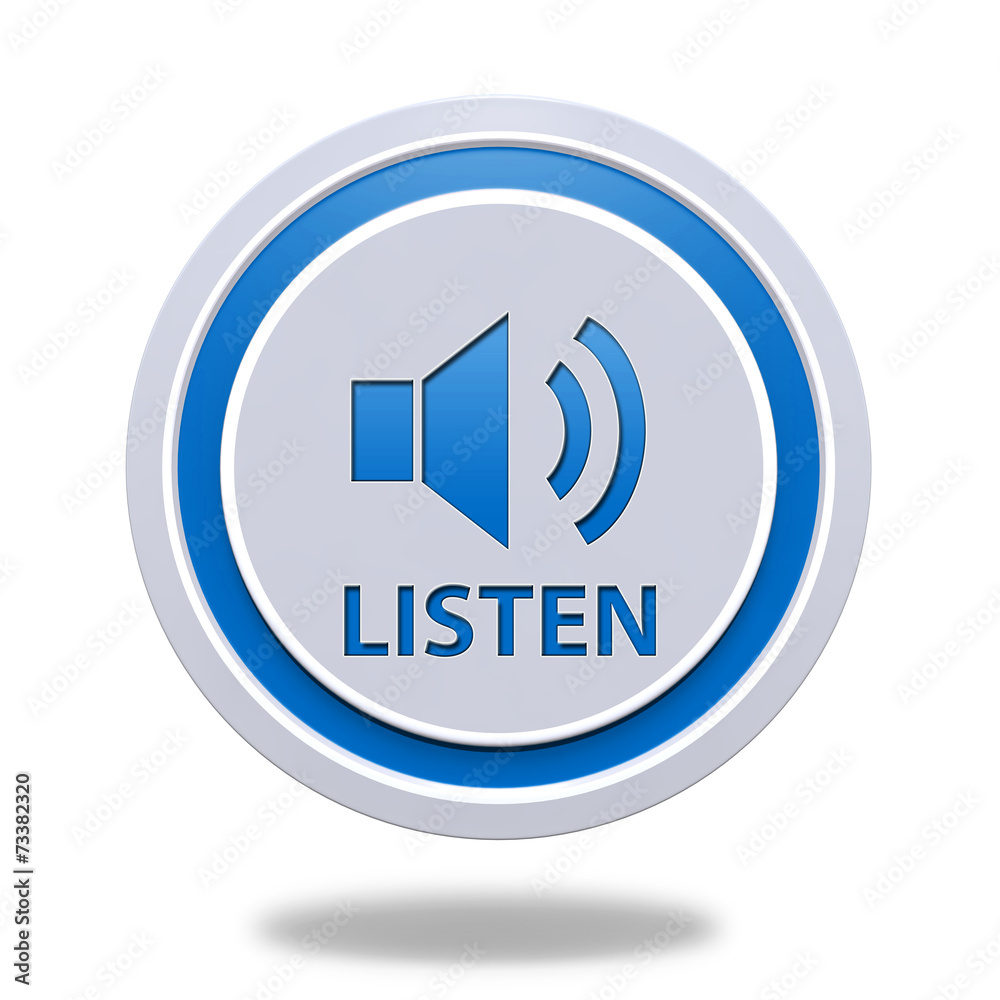 music circular icon on white background music circular icon on white background