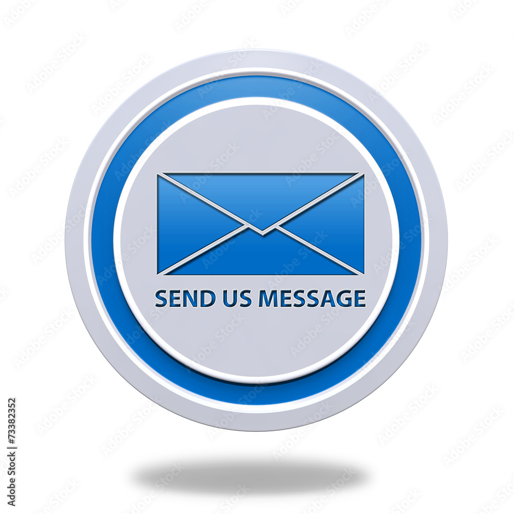 send circular icon on white background send circular icon on white background