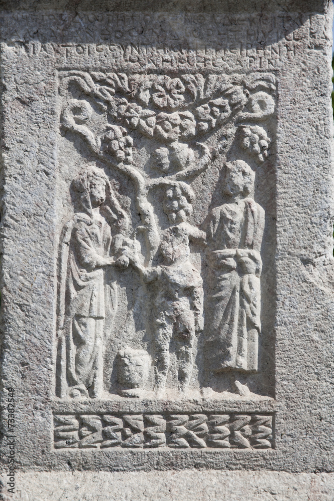 ancient stone relief