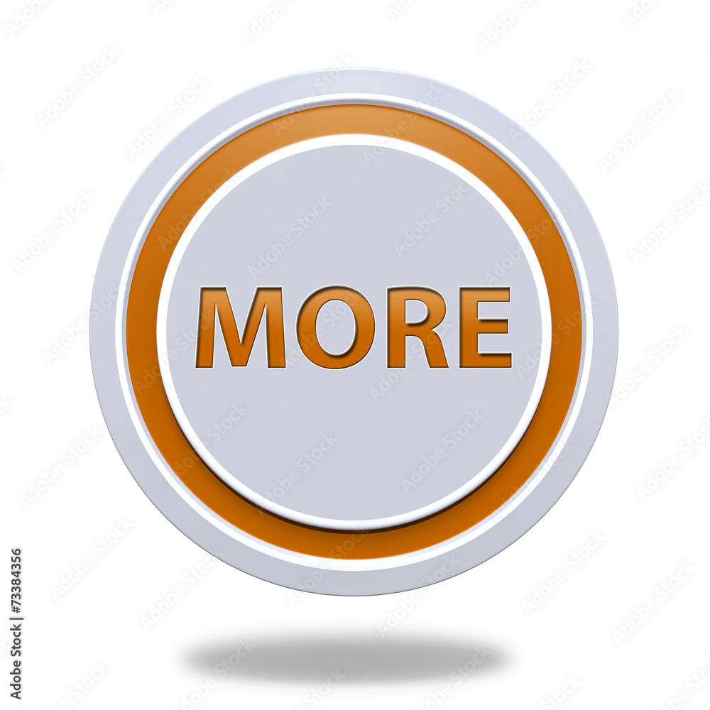 More circular icon on white background More circular icon on white background