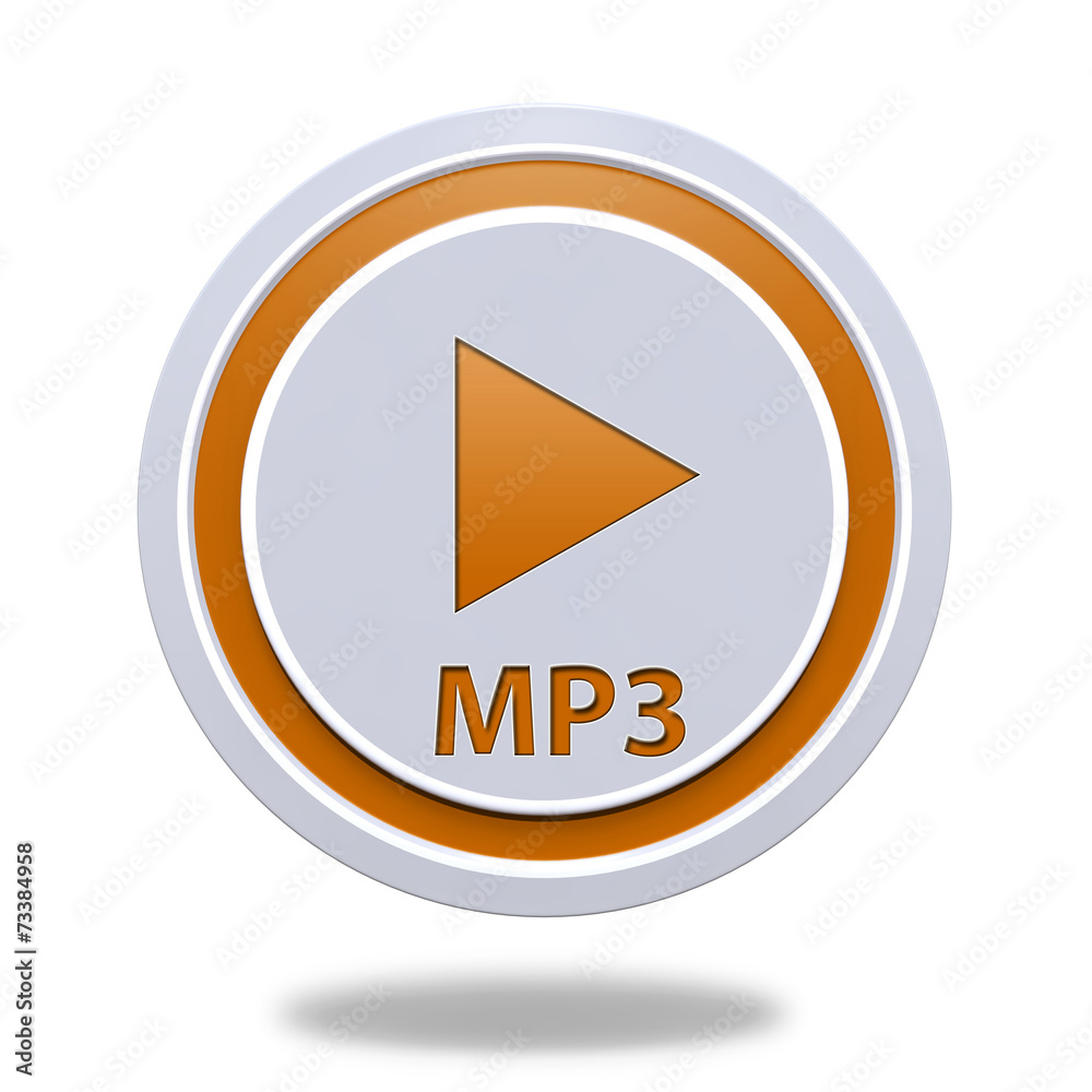 music circular icon on white background music circular icon on white background