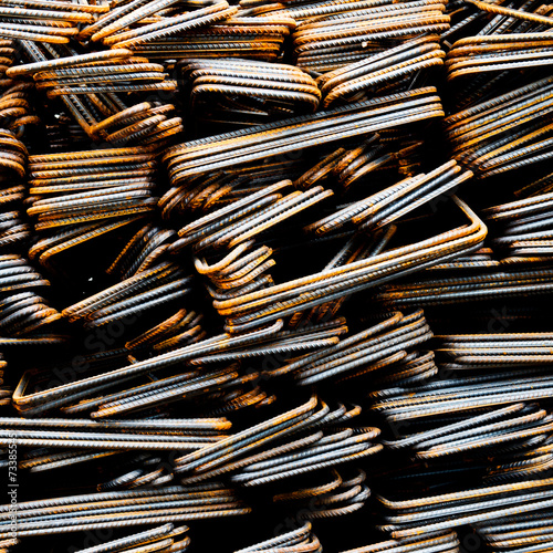 Steel rods or bars