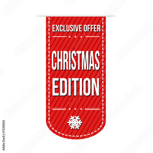Christmas edition banner design
