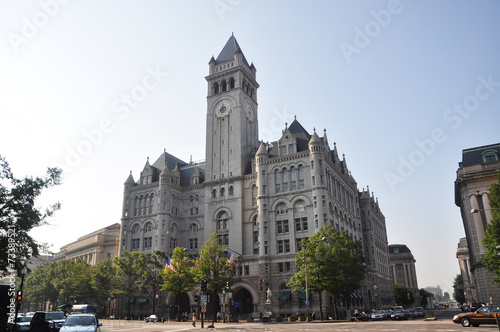 Old Post office pavilion with bell tower in Washington DC