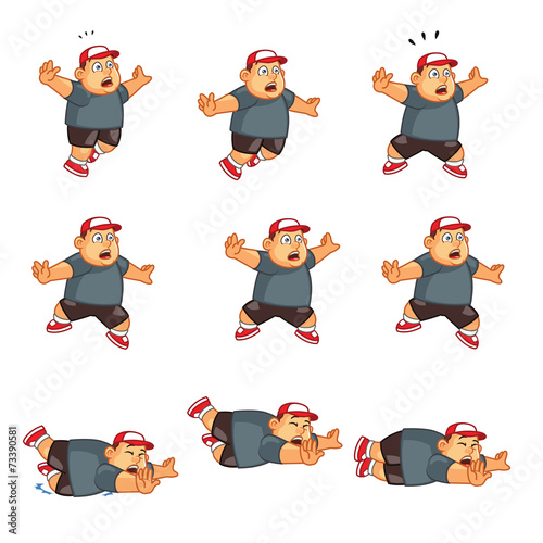 Fat Boy Falling Sprite