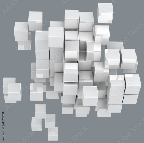 Fototapeta Naklejka Na Ścianę i Meble -  metallic cubes