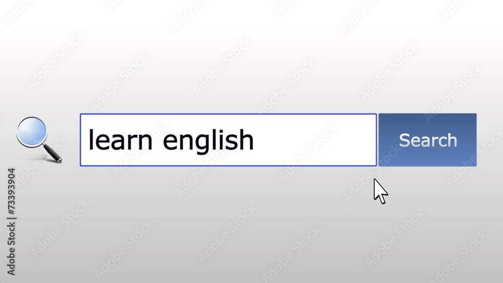 Learn english - graphics browser search query, web page