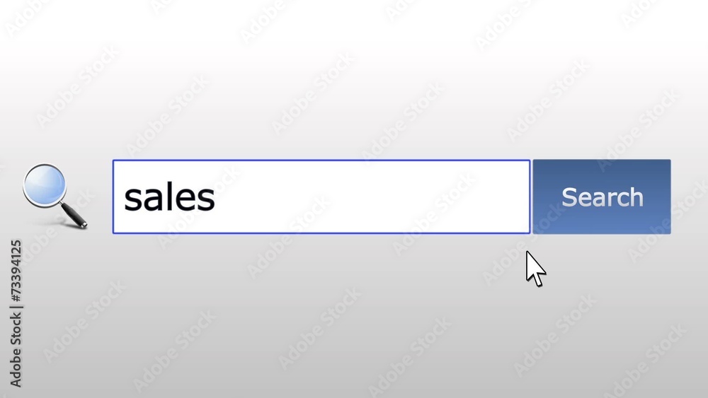 Sales - graphics browser search query, web page